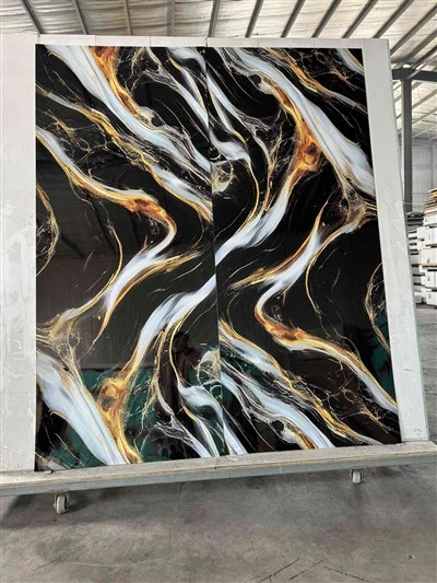 PVC en marbre pour haut brillant